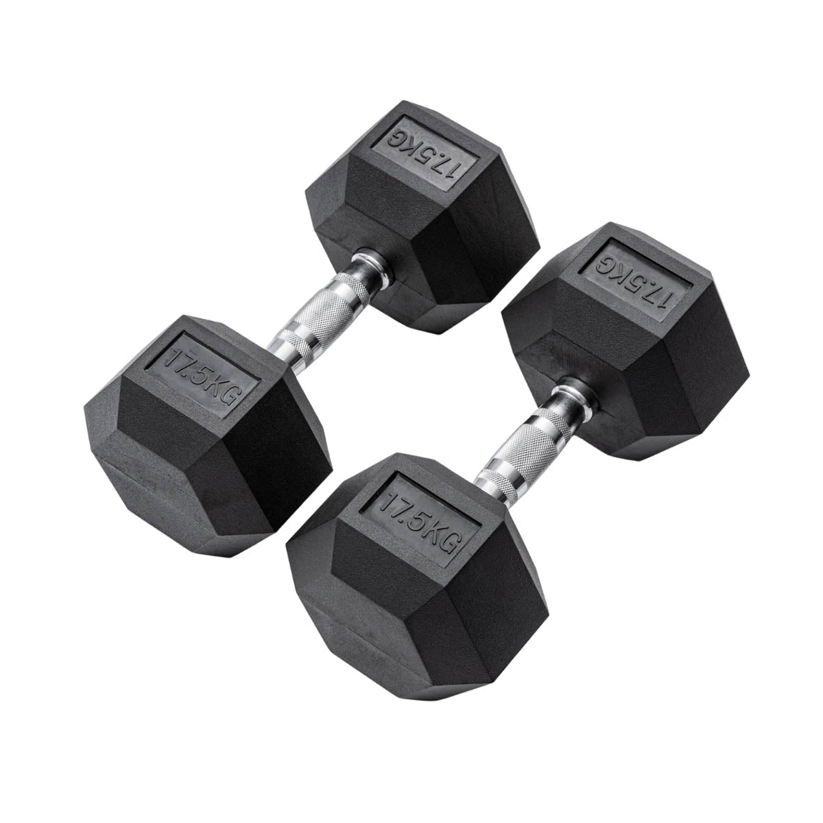 Dumbbell pair 17.5kg/40lb